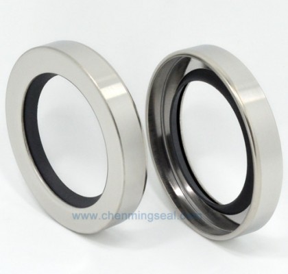Single Lip PTFE Oil Seal with Stainless Steel Housing