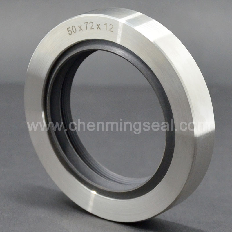 High Precision Triple Lip PTFE Oil Seals Stainless Steel Housing PTFE